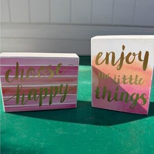 Hobby Lobby White Table Decor Blocks